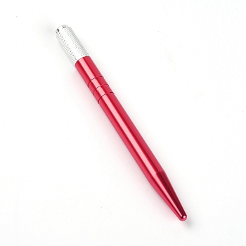 Zinc Alloy Tattoo Eyebrow Pen Frame, Crimson, 12.1x0.9cm