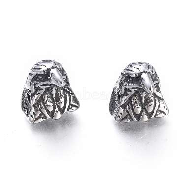 Antique Silver Bird Stainless Steel Beads
