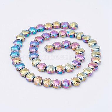 Electroplate Non-Magnetic Synthetic Hematite Beads Strands(G-F510-15)-2