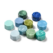 10 Grids Sealing Wax Particles, for Retro Seal Stamp, Octagon, Colorful, 125x65mm(STAM-PW0008-11A-01)