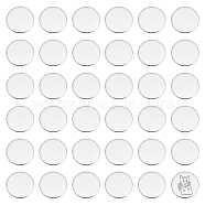 100Pcs 304 Stainless Steel Stamping Blank Tag Cabochons, Flat Round, Stainless Steel Color, 14x1mm(STAS-UN0055-71B)