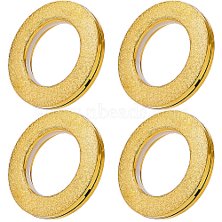 Plastic Curtain Rings, for Most Curtains Decoration, Goldenrod, 72x10.5mm, Inner Diameter: 43mm(AJEW-WH0368-39A)