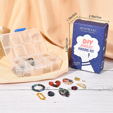SUNNYCLUE DIY Resin Dangle Earring Making Kits(FIND-SC0001-72)-7