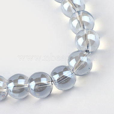 Electroplate Glass Beads Strands(X-EGLA-Q062-8mm-A07)-2
