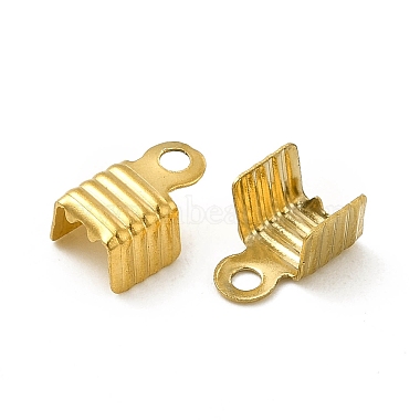 304 Stainless Steel Folding Crimp Ends(X-STAS-P319-02G)-2