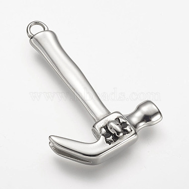 Antique Silver Tool 304 Stainless Steel Pendants