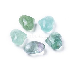 Natural Fluorite Heart Palm Stone, Pocket Stone for Energy Balancing Meditation, 20x25x11~13mm(G-F659-A02)