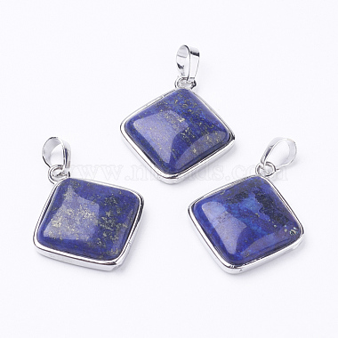 Natural Lapis Lazuli Pendants(X-G-E420-05P)-2