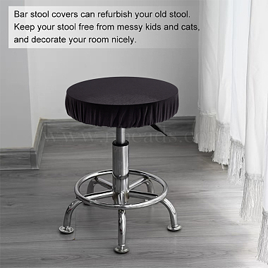 Fiber Stretch Round Bar Stool Covers(AJEW-WH0307-33A)-6