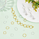 nbeads 300piezas 10 estilos de anillas abiertas de hierro(IFIN-NB0001-48)-5