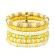 Handmade Polymer Clay Heishi Beads Stretch Bracelets Sets(BJEW-JB05902-07)-1
