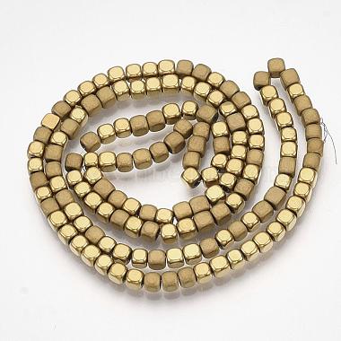 Electroplate Non-magnetic Synthetic Hematite Bead Strands(G-Q467-11F)-2