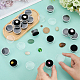 144Pcs Round Transparent Plastic Loose Diamond Packing Small Boxes Sets(CON-WH0095-198A)-2