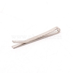 Alloy Hair Bobby Pins, Doll Decorations, for Doll Making Supplies, Platinum, 15x1x2mm(DIY-WH0304-038B-P)