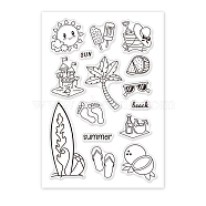 PVC Plastic Stamps, for DIY Scrapbooking, Photo Album Decorative, Cards Making, Stamp Sheets, Holiday Pattern, 16x11x0.3cm(DIY-WH0167-56-74)