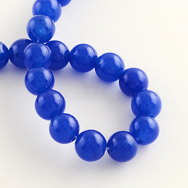 Dyed Natural Jade Round Bead Strands(G-Q937-4mm-05)-2
