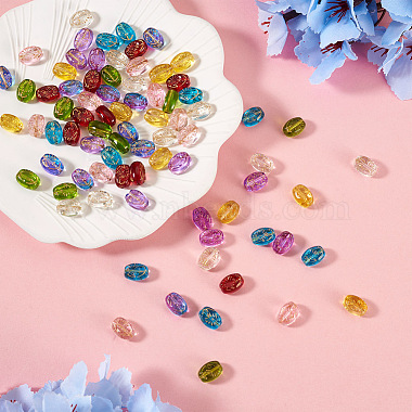 cheriswelry 96шт 8 цвета прозрачные стеклянные бусины нити(GLAA-CW0001-04)-6