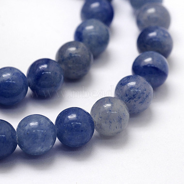 Natural Blue Aventurine Beads Strands(G-F380-8mm)-7