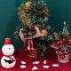 Gorgecraft 2шт. 2 стили рождественские украшения с подвесками в виде колокольчиков(HJEW-GF0001-35)-4