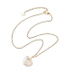 Opalite Heart Pendant Necklaces(NJEW-JN04683-01)-1