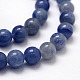 Chapelets de perles en aventurine bleue naturelle(G-F380-8mm)-7