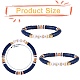 Love Beads Stacking Stretch Bracelets Set for Women(BJEW-SZ0001-93)-2