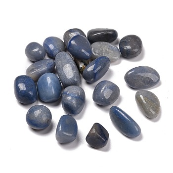Natural Blue Aventurine Beads, No Hole, Nuggets, Tumbled Stone, Healing Stones for 7 Chakras Balancing, Crystal Therapy, Meditation, Reiki, Vase Filler Gems, 9~45x8~25x4~20mm, about 111pcs/1000g
