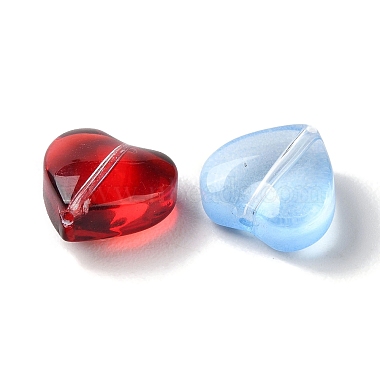 perles de verre transparentes lisses et dépolies(GLAA-O023-14)-4