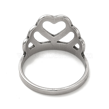 Non-Tarnish 201 Stainless Steel Finger Rings(RJEW-G278-24P)-3