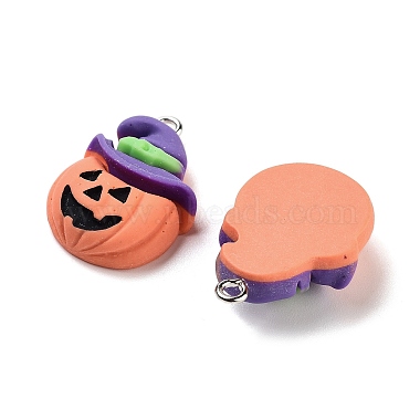 Halloween Theme Opaque Resin Pendants(RESI-N039-92)-2