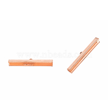 Rectangle Plating Iron Ribbon Crimp Ends(IFIN-N3281-02)-2