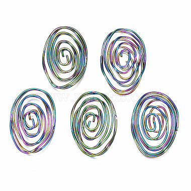 Multi-color Oval Iron Links