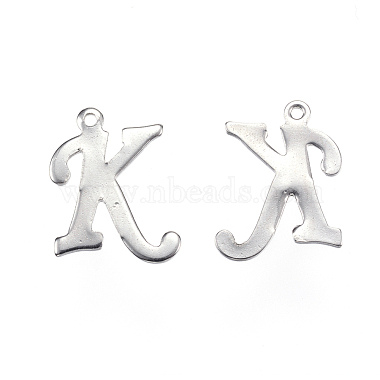 304 Stainless Steel Letter Charms(X-STAS-F039-01K-P)-2
