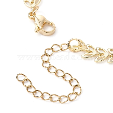 bracelet chaîne en alliage d'épis(BJEW-TA00404)-3