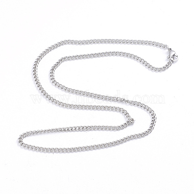 304 Stainless Steel Curb Chains Twist Chains Necklaces(NJEW-L173-006-P)-2