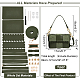Kits para hacer bolsos cruzados de mujer trenzados de cuero pu diy(DIY-WH0349-47C)-2