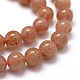Chapelets de perles aux fraises en quartz naturel(X-G-F364-07-8mm)-2
