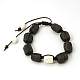 Lava Rock Beads Bracelets(BJEW-D257-2)-1