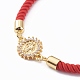 Bracelets coulissants en corde de nylon(BJEW-JB06031)-3