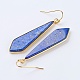Natural Lapis Lazuli Dangle Earrings(X-EJEW-P145-03B)-2