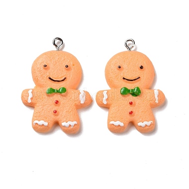 Christmas Opaque Resin Pendants(RESI-E022-03P-01)-2