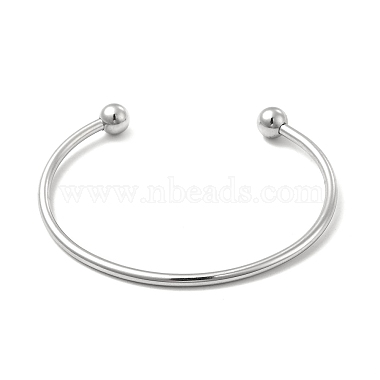 Classic 201 Stainless Steel Cuff Bangles for Women(BJEW-P289-01P)-2