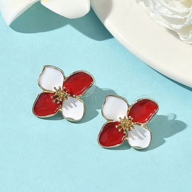 Alloy Enamel Stud Earrings(FS-WG082C3-05)-5