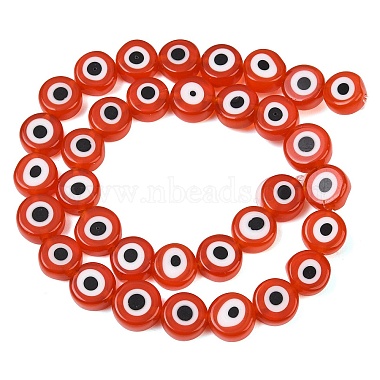 Handgemachte evil eye Glasperlen(LAMP-C028-02B)-2