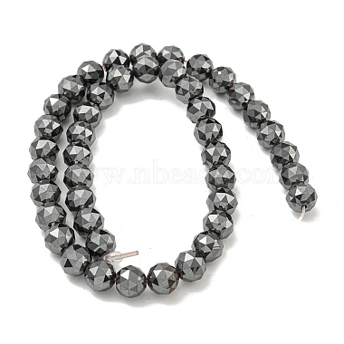 Non-magnetic Synthetic Hematite Beads Strands(G-I365-15C)-2