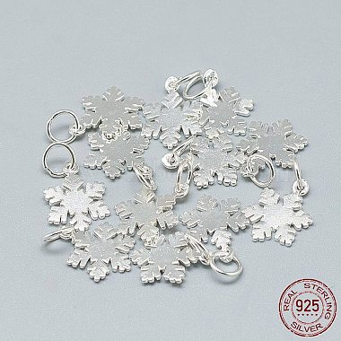 Silver Snowflake Sterling Silver Charms