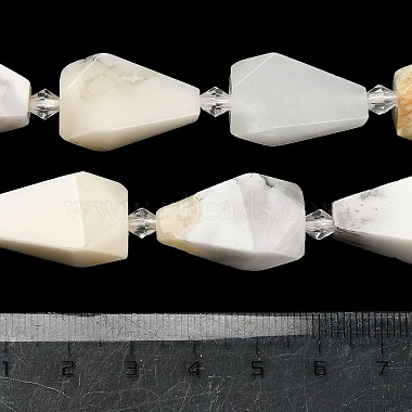 Natural White African Opal  Beads Strands(G-NH0005-B11-01)-6