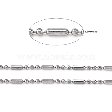 304 Stainless Steel Ball Chains(CHS-K002-12)-2
