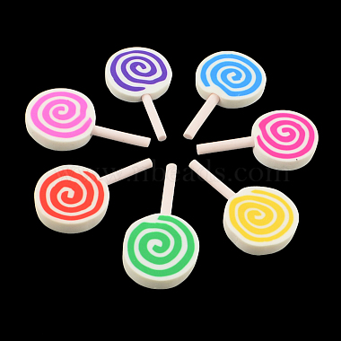 43mm Mixed Color Candy Polymer Clay Cabochons