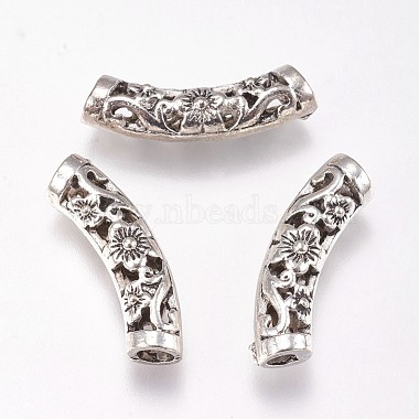 Antique Silver Tube Alloy Beads